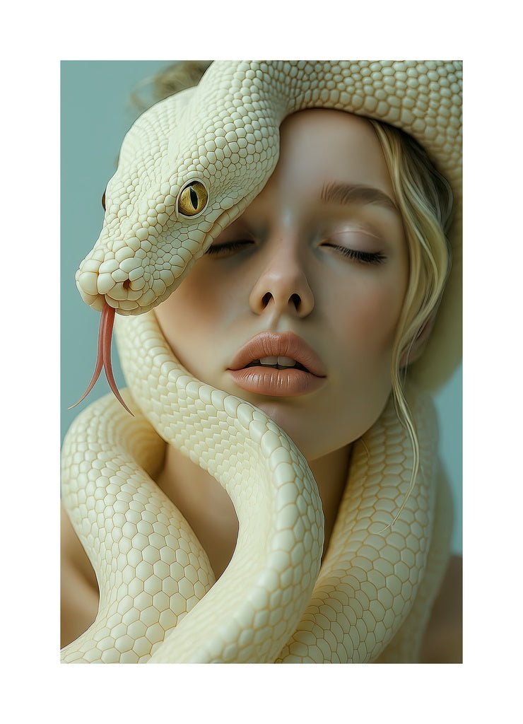 Serpent’s Whisper affisch med passepartout.