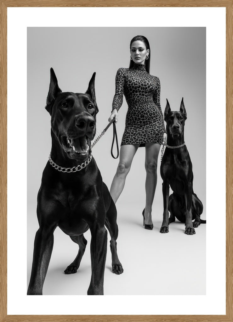 Power Walk I affisch stylad i interiörmiljö med ekram.