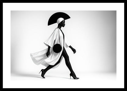 The Geometry of Grace affisch stylad i interiörmiljö med svart ram.