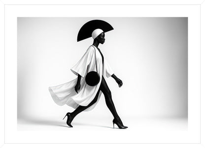 The Geometry of Grace affisch stylad i interiörmiljö med vit ram.