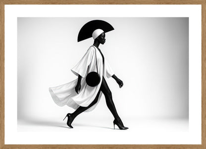 The Geometry of Grace affisch stylad i interiörmiljö med ekram.