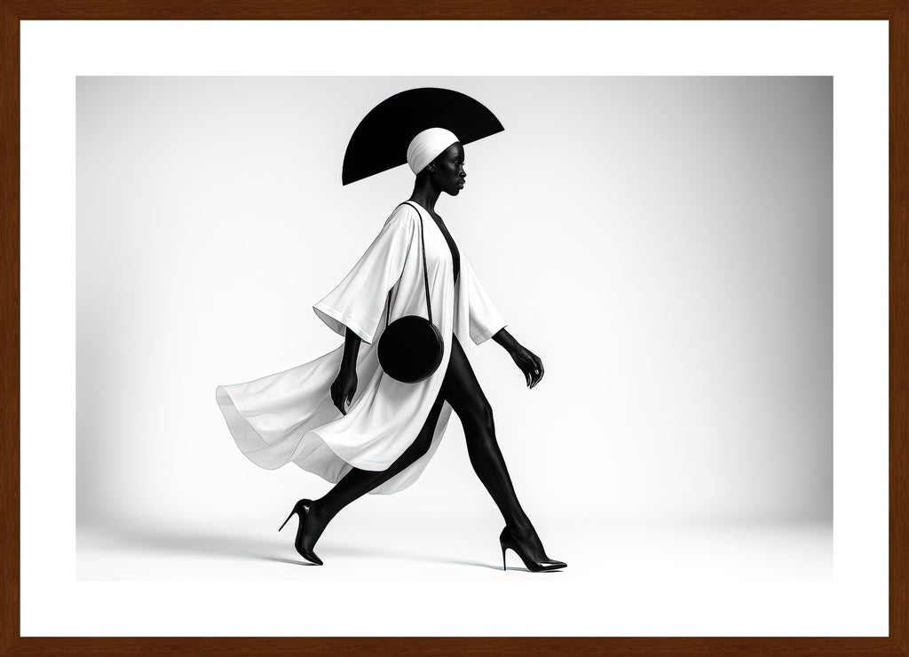 The Geometry of Grace affisch stylad i interiörmiljö med mörk ekram.